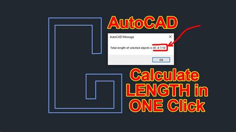tlength autocad|TotalLength .